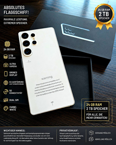 Smartphone weiß 24gb ram - smartphone, 2tb