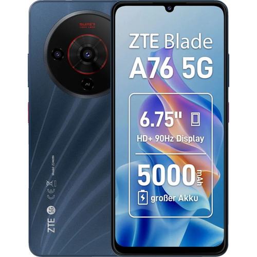 Zte blade a76 black 128 - 5g, gb